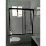 Australia Custom Made Framed Wall to Wall Shower Screen (1100-1200)W*1900H Australia Custom Made Framed Wall to Wall Shower Screen (1100-1200)W*1900H